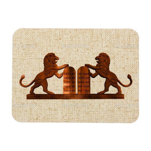 Tien Geboden en Lions Magneet (Horizontaal)
