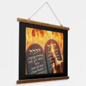 Tien geboden hangend wandkleed (Gebogen)