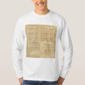 Tien Geboden Mannen Basic Long Meve T-Shirt (Voorkant)