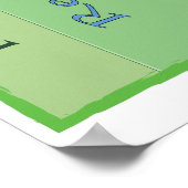 Tien geboden poster (Hoek)