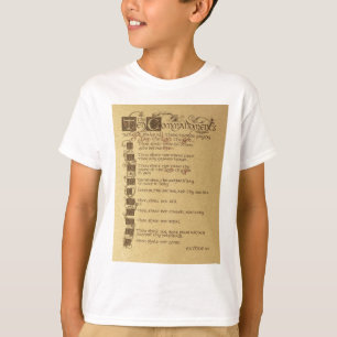 tien geboden t-shirt