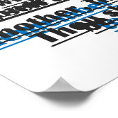 Tien Geboden tegelijkertijd Poster (Hoek)