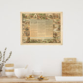 Tien geboden van de mijner (1081A) Poster (Keuken)