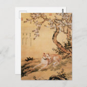 Tien gewaardeerde honden - Shanxing Wolf (Chinese Briefkaart (Voorkant / Achterkant)