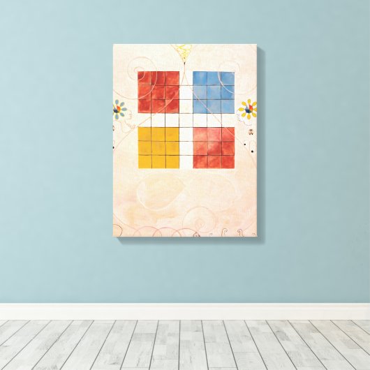 Tien grootste, nr. 10, ouderdom | Hilma af Klint | Canvas Afdruk (Insitu (Houten vloer))