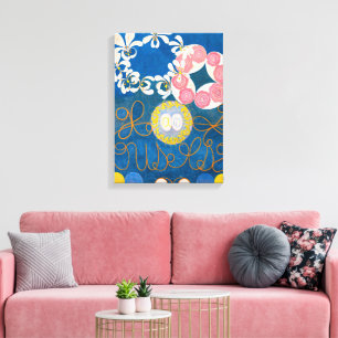Tien grootste, nr. 1, Kindertijd Hilma af Klint Canvas Afdruk