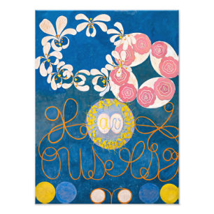 Tien grootste, nr. 1, Kindertijd Hilma af Klint Foto Afdruk