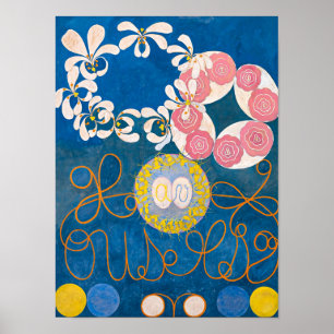 Tien grootste, nr. 1, Kindertijd Hilma af Klint Poster