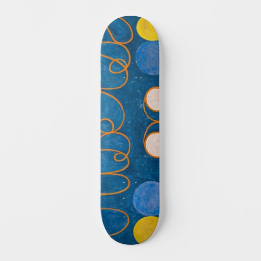 Tien grootste, nr. 1, Kindertijd | Hilma af Klint  Skateboard (Voorkant)