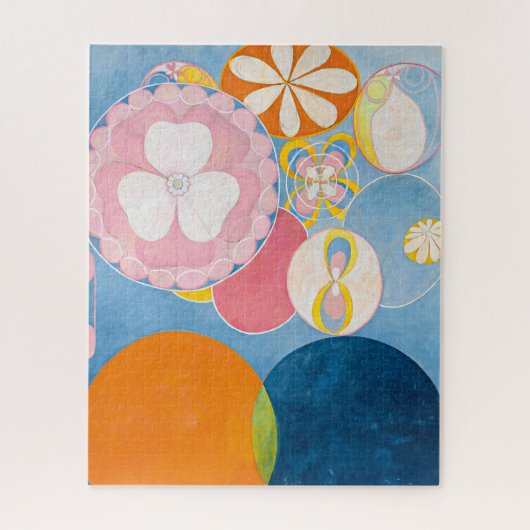 Tien grootste, nr. 2, kindertijd | Hilma af Klint Legpuzzel (Verticaal)