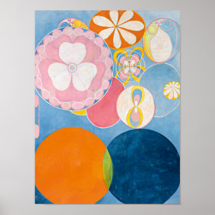 Tien Grootste, nr. 2, Kindertijd Hilma af Klint Poster