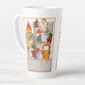 TIEN HEREN EEN SPRINGENDE hoge latte Mok (Linkerhoek)