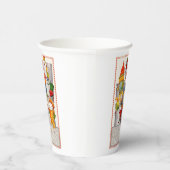 TIEN HEREN EEN SPRINGPAPIEREN BEKER (Rechts)