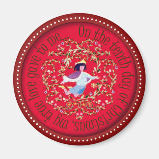 Tien heren springen op magneet