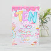 tien is zo zoet kaart (Staand voorkant)