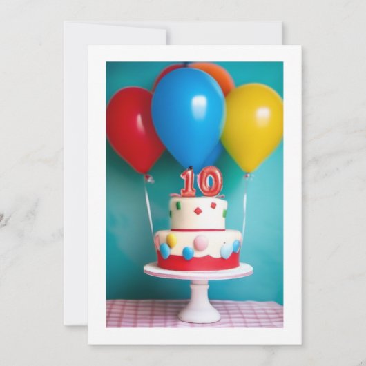 tien jaar feestdagenkaart (Voorkant)