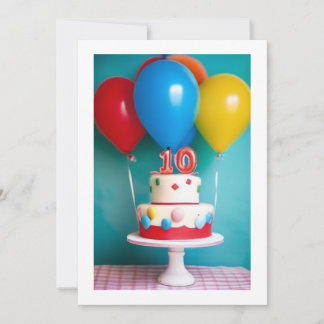 tien jaar feestdagenkaart