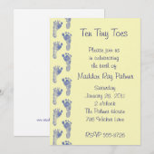 Tien kleine Toenen Kaart (Voorkant / Achterkant)