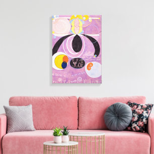 Tien Largest, nr. 6, volwassenheid Hilma af Klin Canvas Afdruk