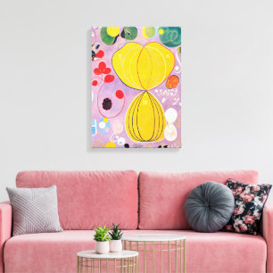 Tien Largest, nr. 7, volwassenheid Hilma af Klin Canvas Afdruk