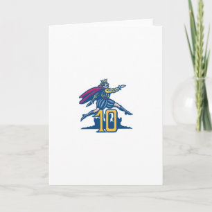 Tien lords a-Leaping Feestdagen Kaart