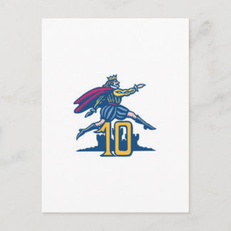 Tien lords a-Leaping Feestdagenkaart