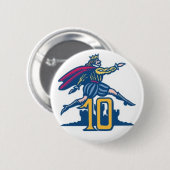 Tien lords a-Leaping Ronde Button 5,7 Cm (Voorkant /achterkant)