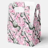 Tien meisjes rots- en rolpartij-gunstbox bedankdoosjes (Geopend)