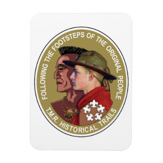 Tien miljoen historische riviersporen Flexible Mag Magneet