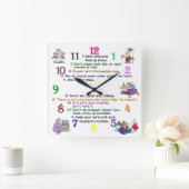 Tien Minnesota Commando Square Clock Vierkante Klok (Huis)