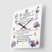 Tien Minnesota Commando Square Clock Vierkante Klok (Hoek)