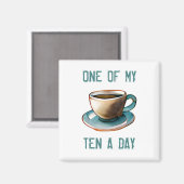 Tien per dag magneet (Voorkant / Achterkant)