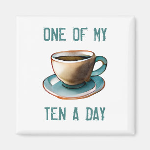 Tien per dag magneet