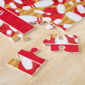 Tien pin Bowling Alley Balls en Pins Strike Legpuzzel (Zijkant)