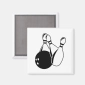 Tien Pin Bowling Magneet (Voorkant / Achterkant)