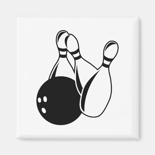 Tien Pin Bowling Magneet (Voorkant)