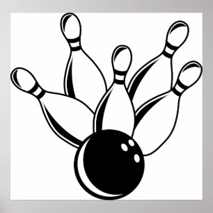 Tien Pin Bowling Poster