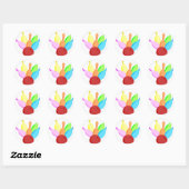 Tien Pin Bowling Ronde Sticker (Vel)