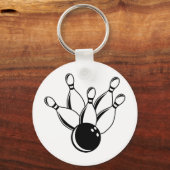 Tien Pin Bowling Sleutelhanger (Voorkant)