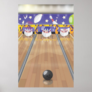 Tien-pins bowlen poster