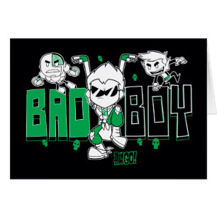 Tien Titans gaan! "Bad Boy" Robin, Cyborg & BB