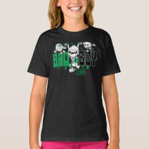 Tien Titans gaan! "Bad Boy" Robin, Cyborg & BB T-shirt