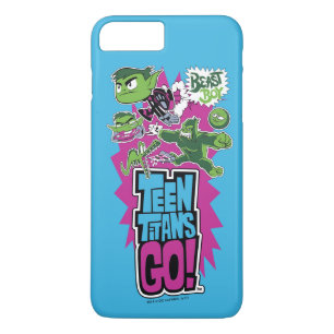 Tien Titans gaan!   Beast Boy Shapeshifts iPhone 8 Plus / 7 Plus Hoesje