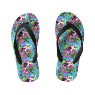 Tien Titans gaan! Beast Boy Shapeshifts Kinder Teenslippers