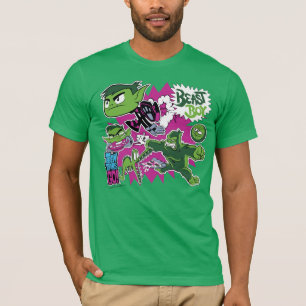 Tien Titans gaan!   Beast Boy Shapeshifts T-shirt