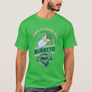 Tien Titans gaan! Beast Boy "Truth Justice Burrito T-shirt