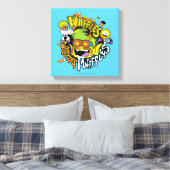 Tien Titans gaan! | Beast Boy Waffles Canvas Afdruk (Insitu (Slaapkamer))