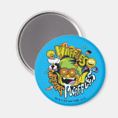 Tien Titans gaan! | Beast Boy Waffles Magneet (Voorkant / Achterkant)