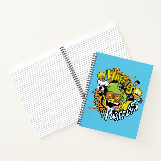 Tien Titans gaan! | Beast Boy Waffles Notitieboek (Binnen)