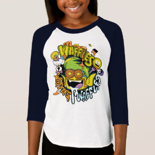 Tien Titans gaan! Beast Boy Waffles T-shirt